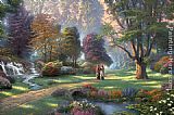 Thomas Kinkade Walk of Faith painting